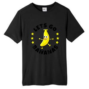 Lets Go Bananas | Funny Fruit Pun | Banana Tall Fusion ChromaSoft Performance T-Shirt