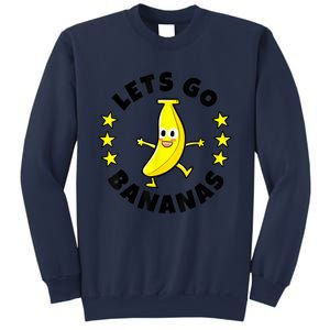 Lets Go Bananas | Funny Fruit Pun | Banana Sweatshirt