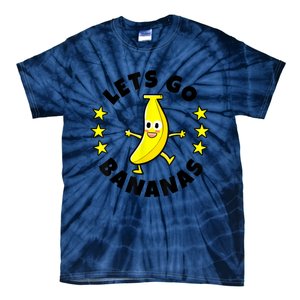 Lets Go Bananas | Funny Fruit Pun | Banana Tie-Dye T-Shirt