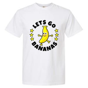 Lets Go Bananas | Funny Fruit Pun | Banana Garment-Dyed Heavyweight T-Shirt