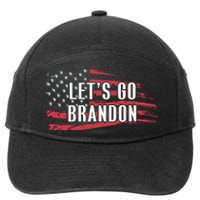 Lets Go Brandon LetS Go Brandon Usa Flag 7-Panel Snapback Hat