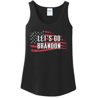 Lets Go Brandon LetS Go Brandon Usa Flag Ladies Essential Tank