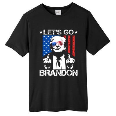 LetS Go Brandon Pro Trump 2024 Flag Anti Joe Biden Gift Tall Fusion ChromaSoft Performance T-Shirt