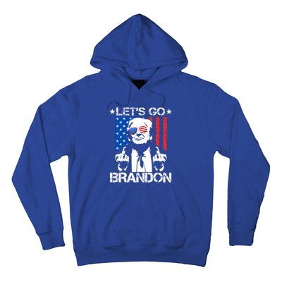 LetS Go Brandon Pro Trump 2024 Flag Anti Joe Biden Gift Hoodie