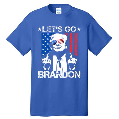 LetS Go Brandon Pro Trump 2024 Flag Anti Joe Biden Gift Tall T-Shirt