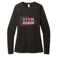 Lets Go Brandon LetS Go Brandon Usa Flag Womens CVC Long Sleeve Shirt