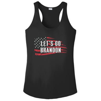 Lets Go Brandon LetS Go Brandon Usa Flag Ladies PosiCharge Competitor Racerback Tank