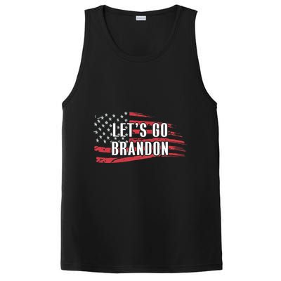 Lets Go Brandon LetS Go Brandon Usa Flag PosiCharge Competitor Tank
