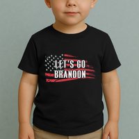 Lets Go Brandon LetS Go Brandon Usa Flag Toddler T-Shirt