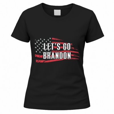 Lets Go Brandon LetS Go Brandon Usa Flag Women's T-Shirt