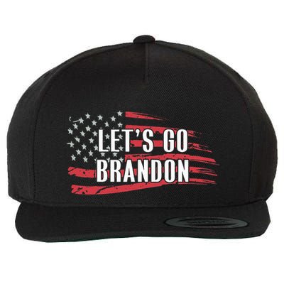 Lets Go Brandon LetS Go Brandon Usa Flag Wool Snapback Cap