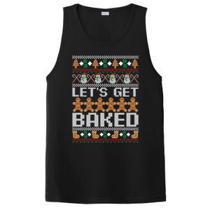 Lets Get Baked Ugly Christmas Gift Holiday Cookie Gift PosiCharge Competitor Tank