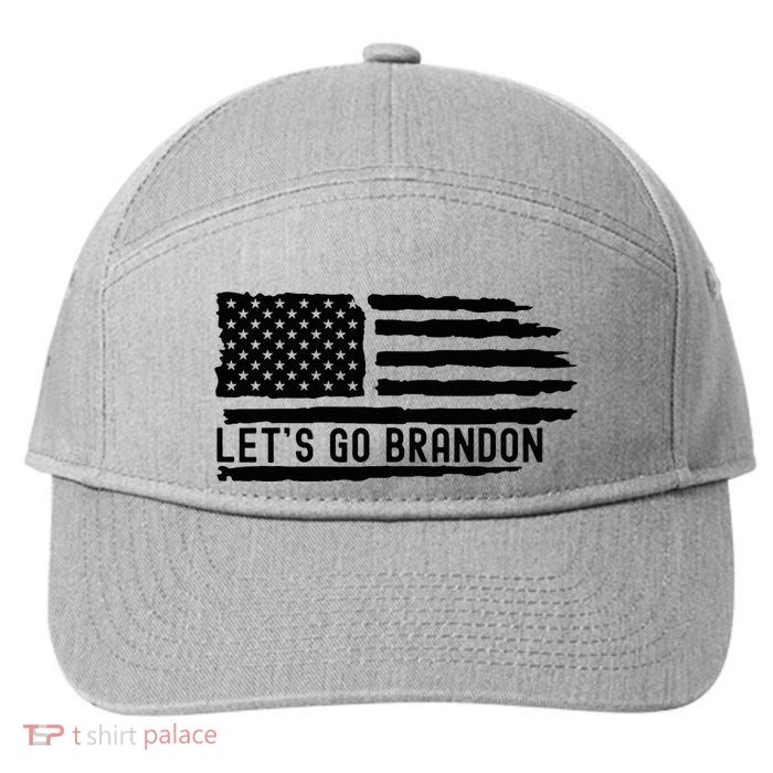 LetS Go Brandon Flag Sunglasses 7-Panel Snapback Hat