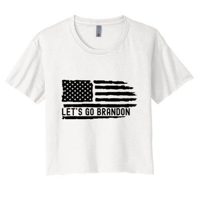 LetS Go Brandon Flag Sunglasses Crop Top