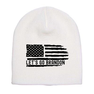 LetS Go Brandon Flag Sunglasses Short Acrylic Beanie