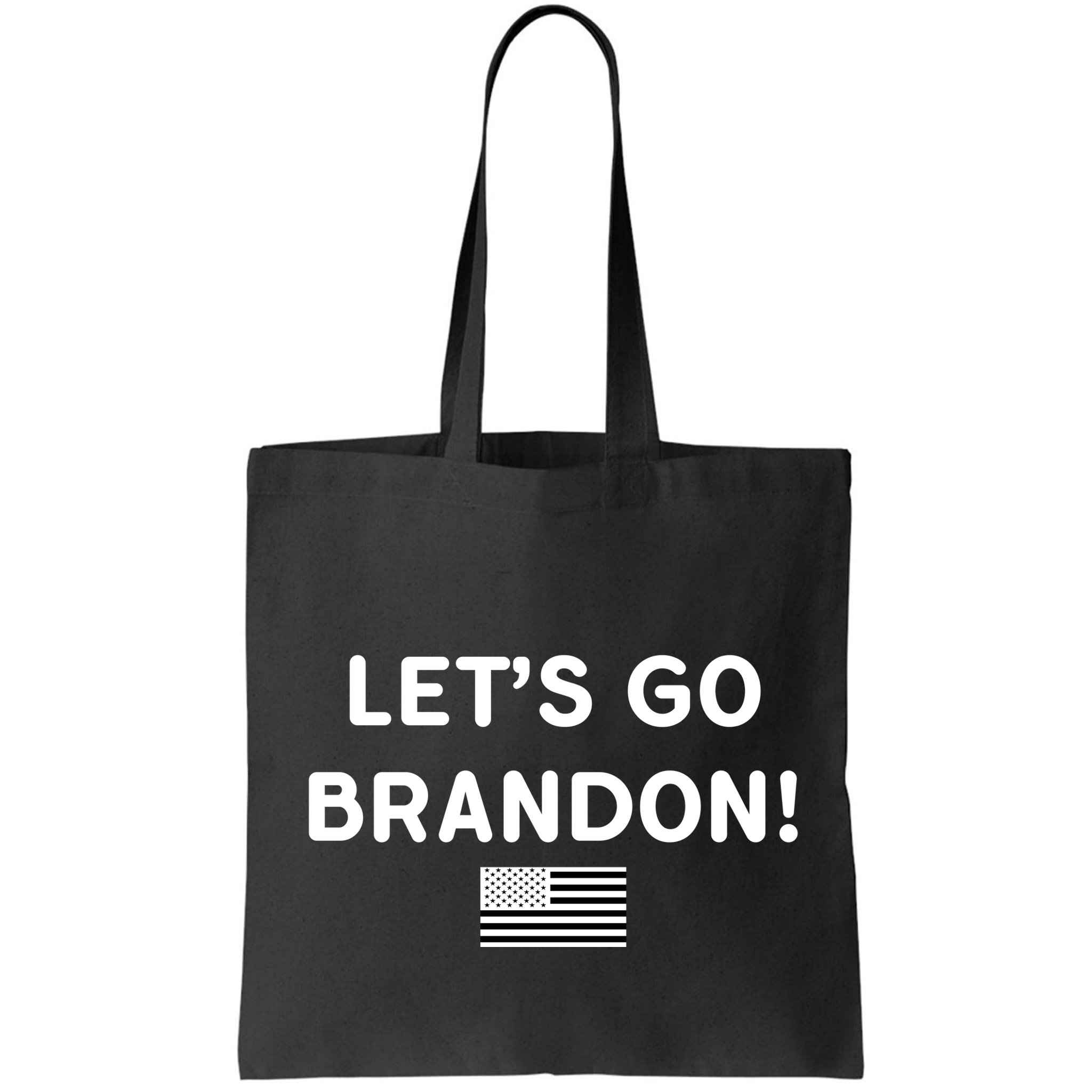 Let's Go Brandon Biden Chant Grey Style USD Flag Bag