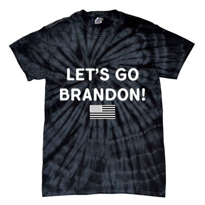 Let's Go Brandon Biden Chant Grey Style USD Flag Tie-Dye T-Shirt
