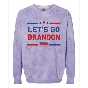 Let's Go Brandon Lets Go Brandon Colorblast Crewneck Sweatshirt