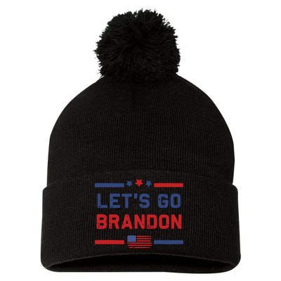 Let's Go Brandon Lets Go Brandon Pom Pom 12in Knit Beanie