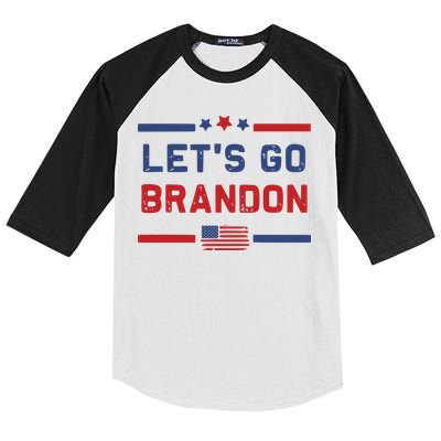 Let's Go Brandon Lets Go Brandon Kids Colorblock Raglan Jersey