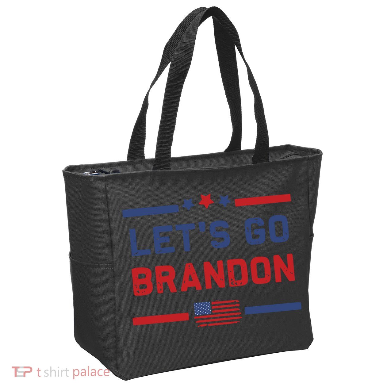 Let's Go Brandon Lets Go Brandon Zip Tote Bag