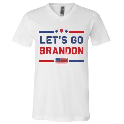 Let's Go Brandon Lets Go Brandon V-Neck T-Shirt