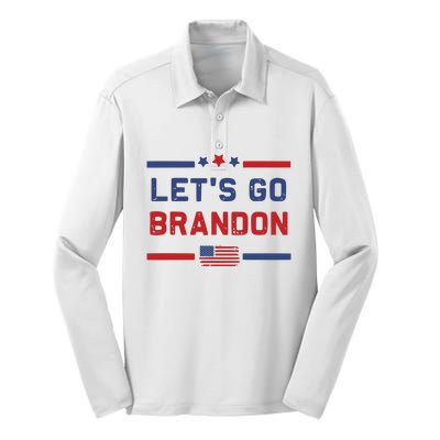 Let's Go Brandon Lets Go Brandon Silk Touch Performance Long Sleeve Polo