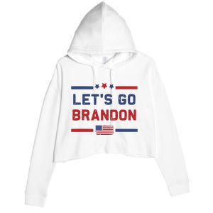 Let's Go Brandon Lets Go Brandon Crop Fleece Hoodie