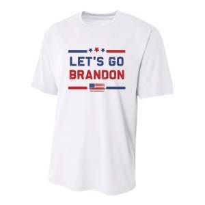 Let's Go Brandon Lets Go Brandon Youth Performance Sprint T-Shirt