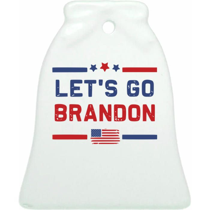 Let's Go Brandon Lets Go Brandon Ceramic Bell Ornament