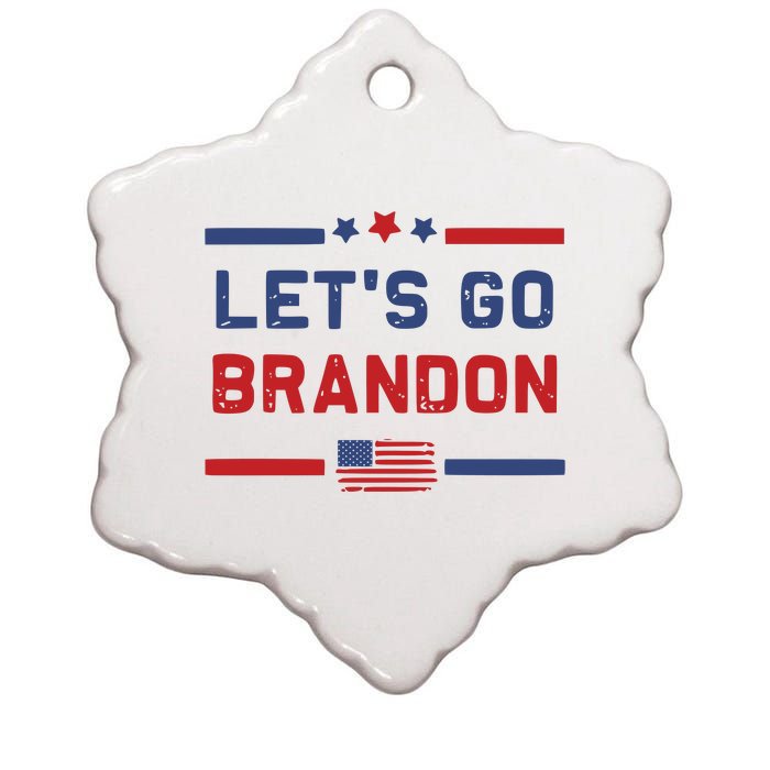 Let's Go Brandon Lets Go Brandon Ceramic Star Ornament