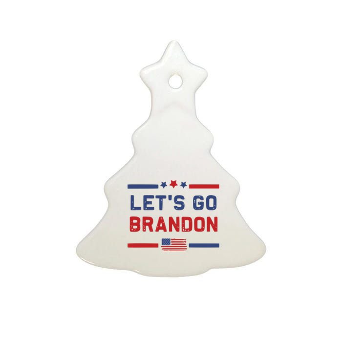 Let's Go Brandon Lets Go Brandon Ceramic Tree Ornament