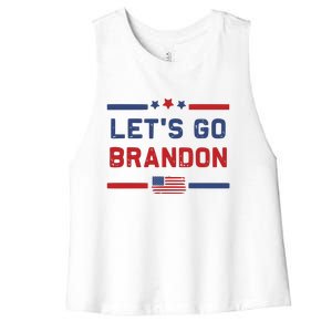 Let's Go Brandon Lets Go Brandon Women's Racerback Cropped Tank