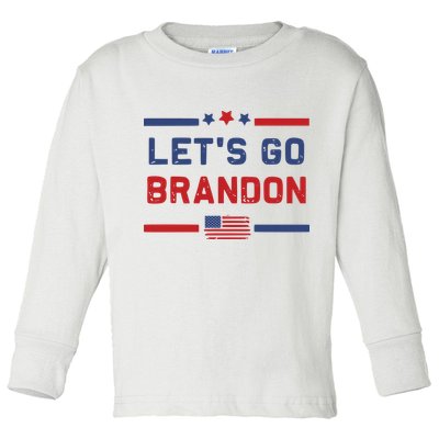 Let's Go Brandon Lets Go Brandon Toddler Long Sleeve Shirt