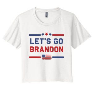 Let's Go Brandon Lets Go Brandon Women's Crop Top Tee