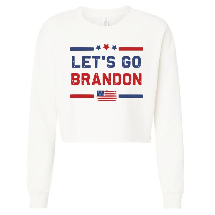 Let's Go Brandon Lets Go Brandon Cropped Pullover Crew
