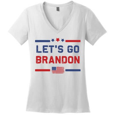 Let's Go Brandon Lets Go Brandon Women's V-Neck T-Shirt