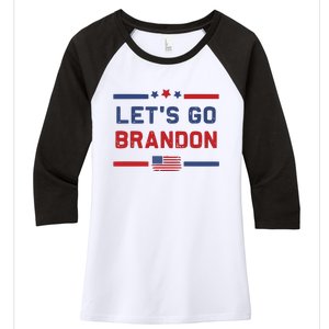 Let's Go Brandon Lets Go Brandon Women's Tri-Blend 3/4-Sleeve Raglan Shirt