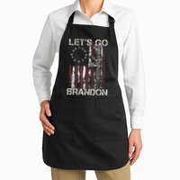 Lets Go Brandon Gun American Flag Patriots Let's Go Brandon Apron