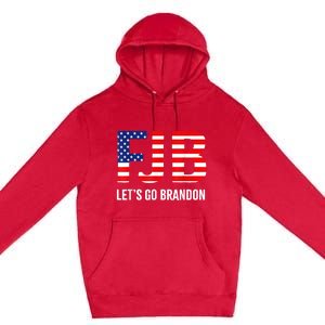 Let’s Go Brandon Conservative US Flag FJB Gift Premium Pullover Hoodie