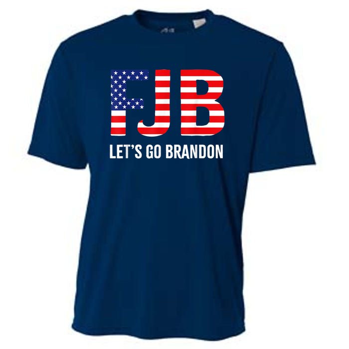 Let’s Go Brandon Conservative US Flag FJB Gift Cooling Performance Crew T-Shirt