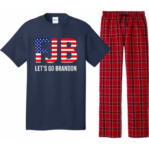 Let’s Go Brandon Conservative US Flag FJB Gift Pajama Set