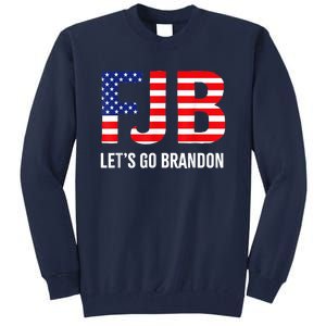 Let’s Go Brandon Conservative US Flag FJB Gift Tall Sweatshirt