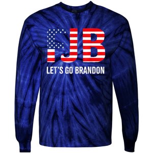 Let’s Go Brandon Conservative US Flag FJB Gift Tie-Dye Long Sleeve Shirt