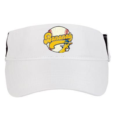 Lets Go Bananas Banana Playing Baseball Baseball Player Adult Drive Performance Visor