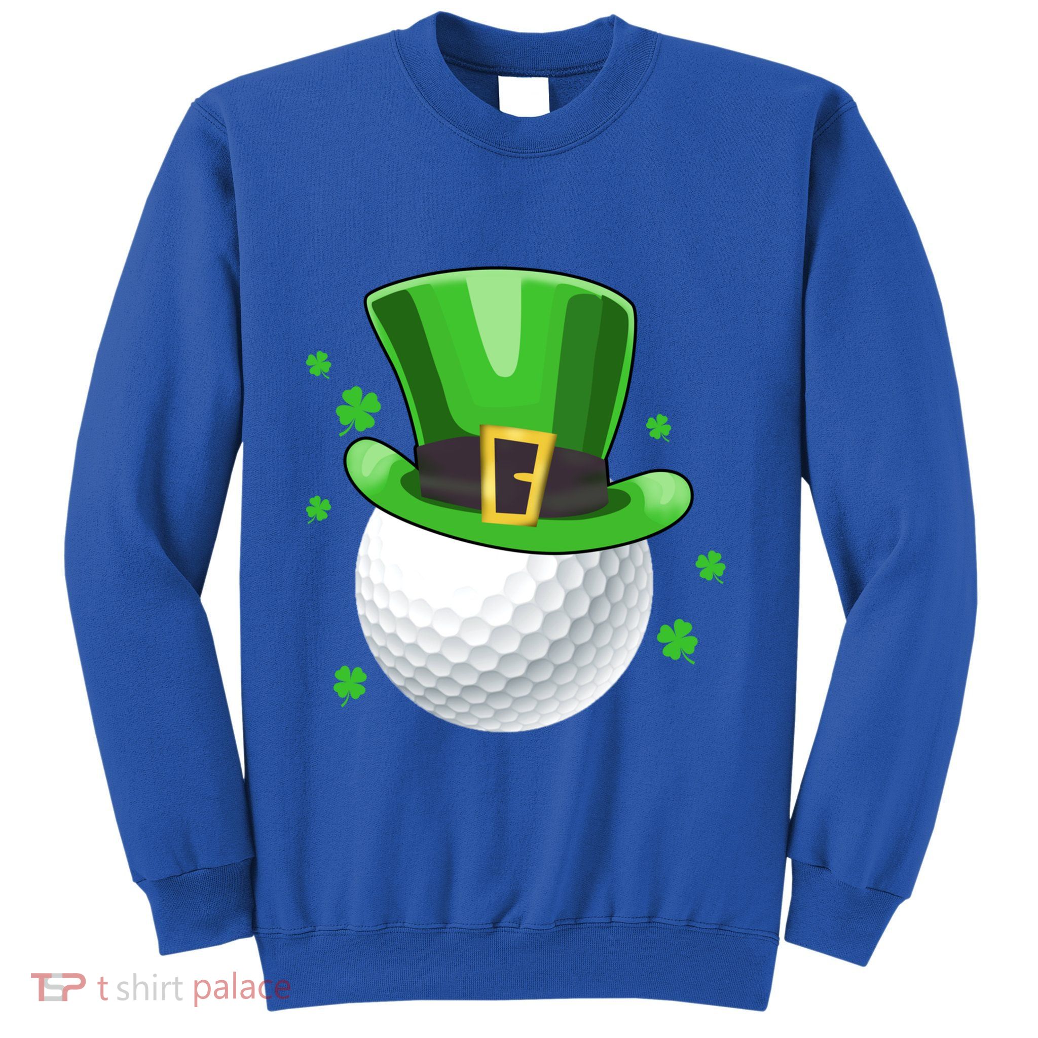 Leprechaun Golf Ball Gift Golfer St Patricks Day Great Gift Sweatshirt