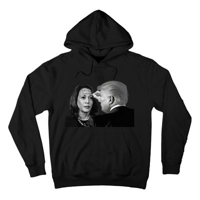 LetS Go Brenda Fun Trump Writes On Kamala HarrisS Forehead Hoodie