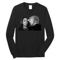 LetS Go Brenda Fun Trump Writes On Kamala HarrisS Forehead Long Sleeve Shirt