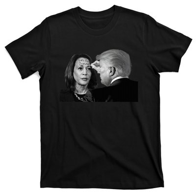 LetS Go Brenda Fun Trump Writes On Kamala HarrisS Forehead T-Shirt