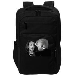 LetS Go Brenda Fun Trump Writes On Kamala HarrisS Forehead Impact Tech Backpack